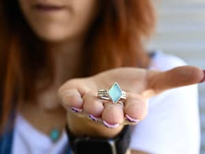 Anillo bolitas Etérea