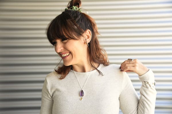 Colección Cuzco (30) Collar doble piedra Aguas Calientes